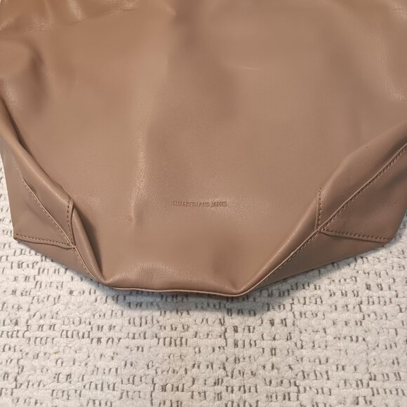 Elizabeth and James Kohl's women's faux leather bucket bag hobo shoulder purse - Picture 3 of 14